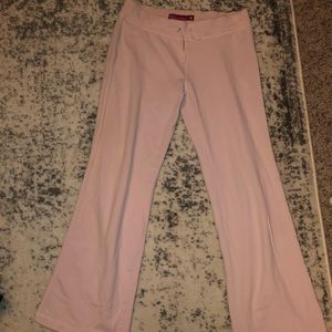 Pink Flare Track Pants